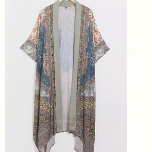 Anthropologie Bl^nk London Loviana Duster Kimono - One Size - XLNT